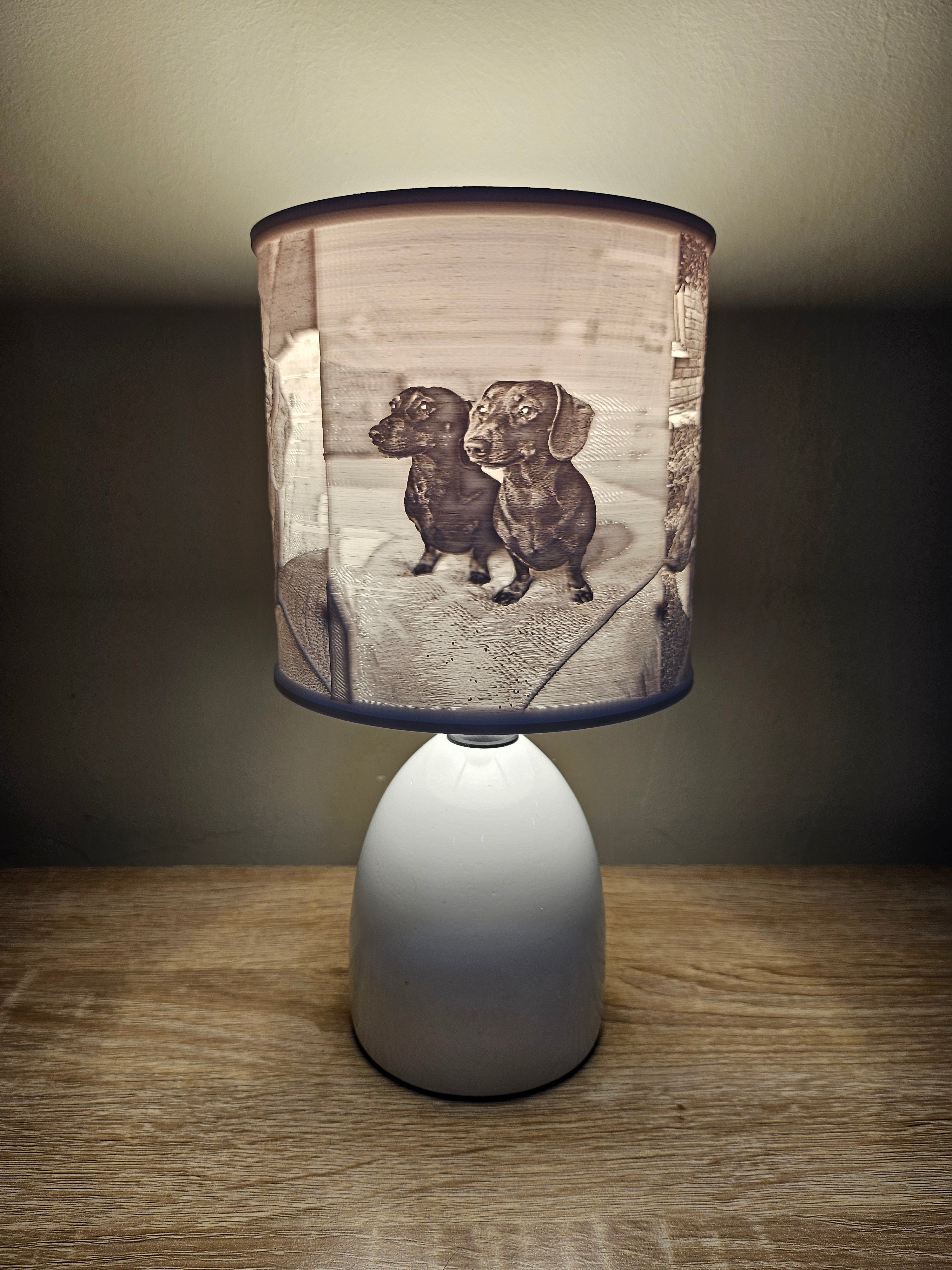 Personalized Lithophane Lamp