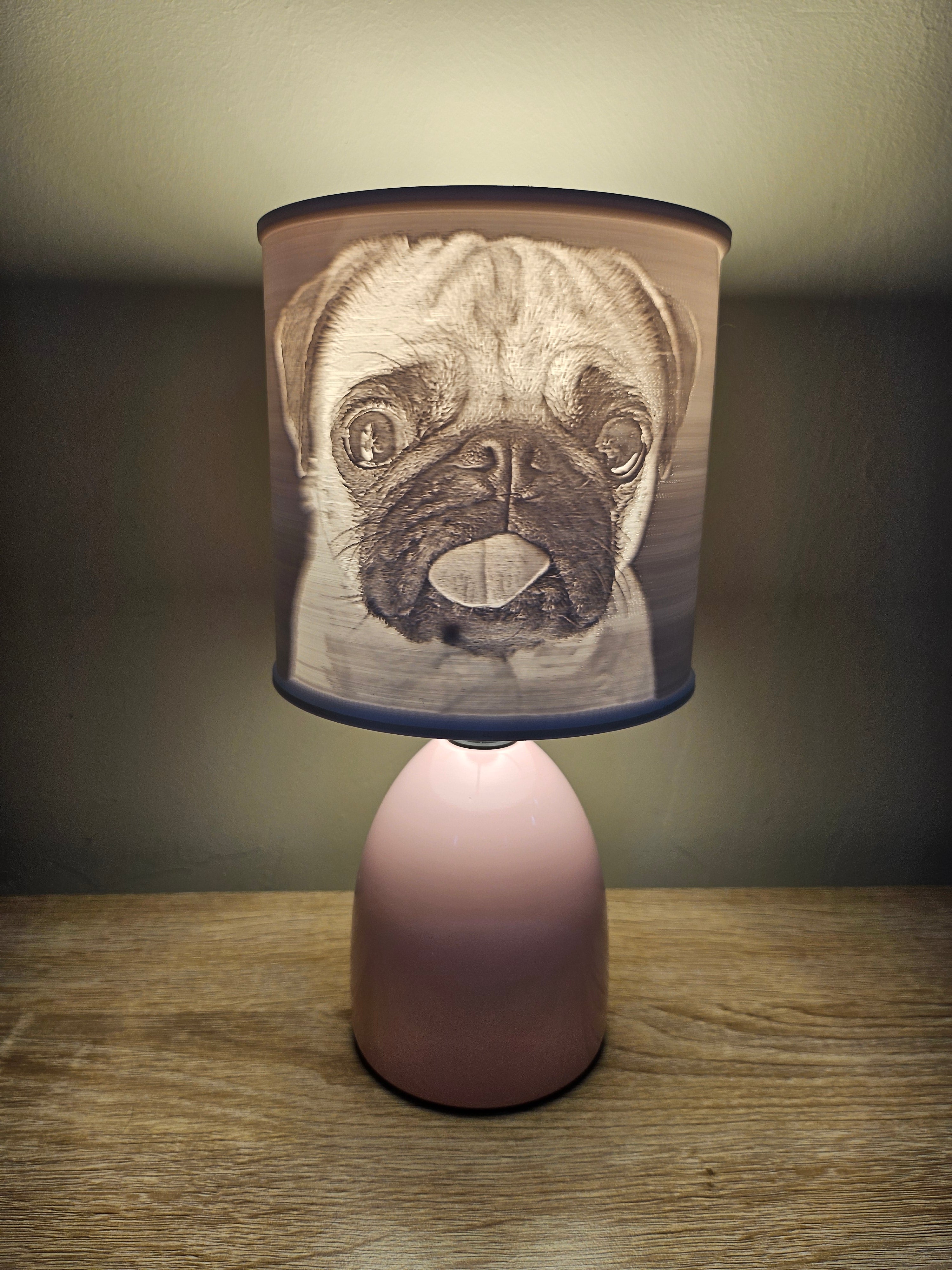 Personalized Lithophane Lamp