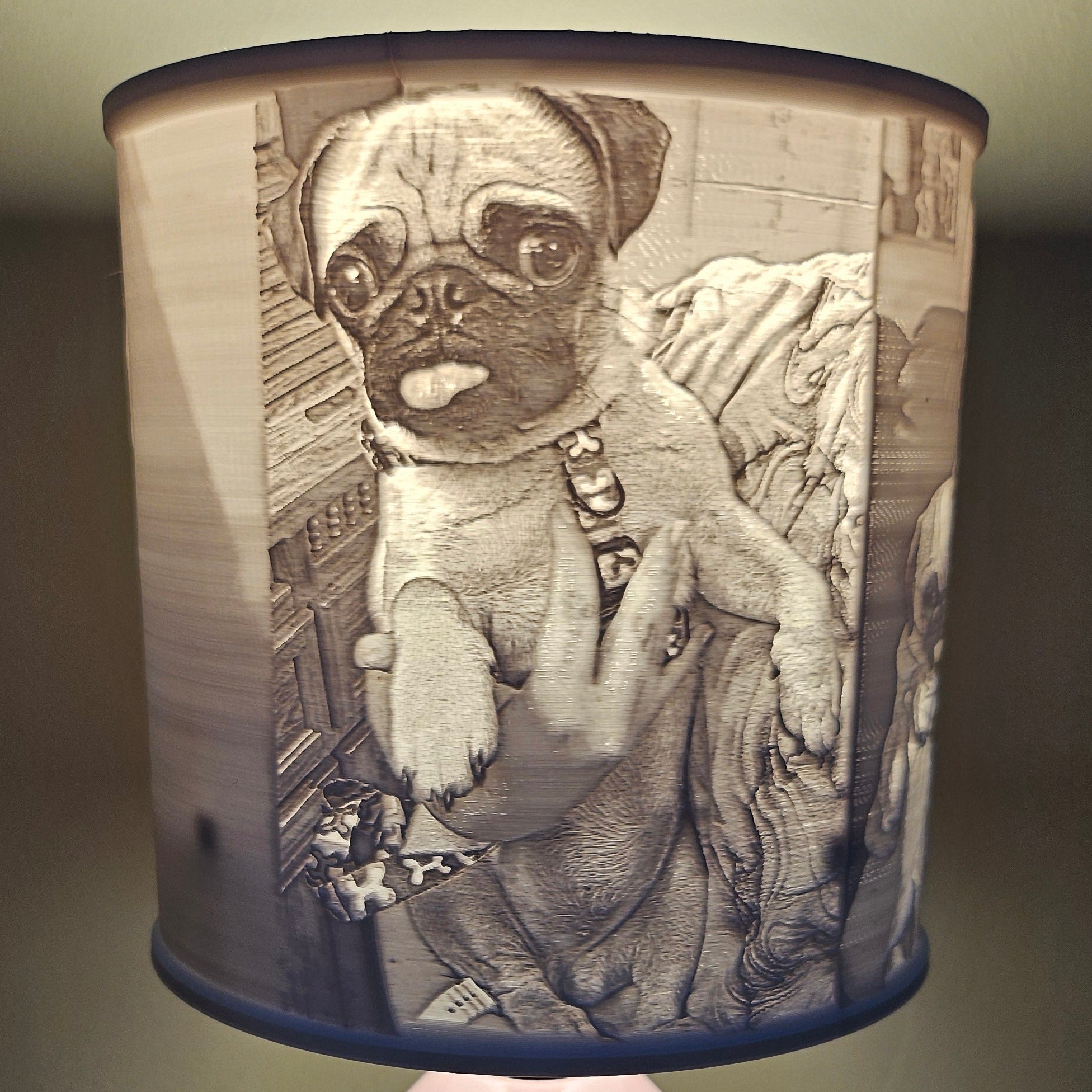 Personalized Lithophane Lampshade